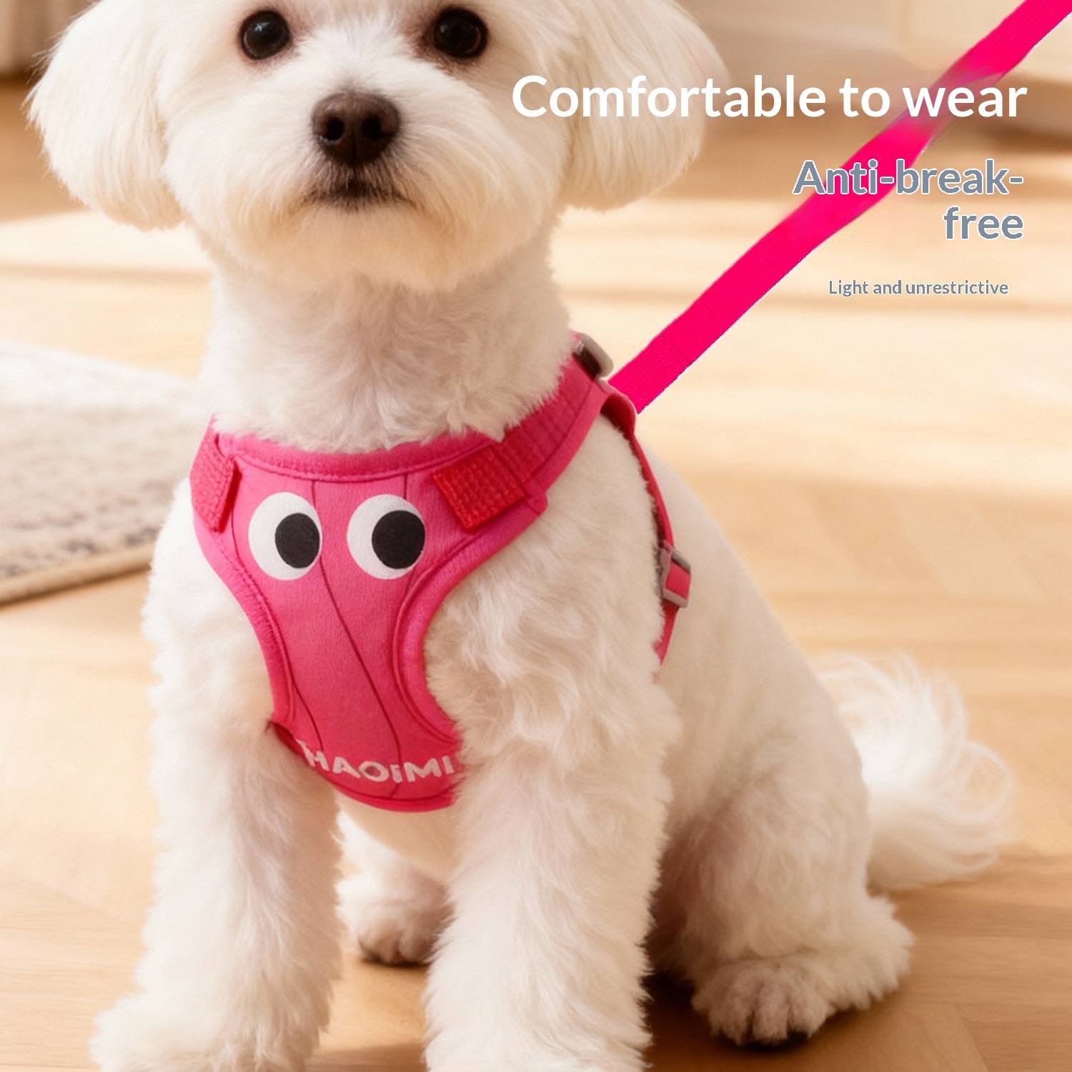 Dog Lead & Vest Harness Set