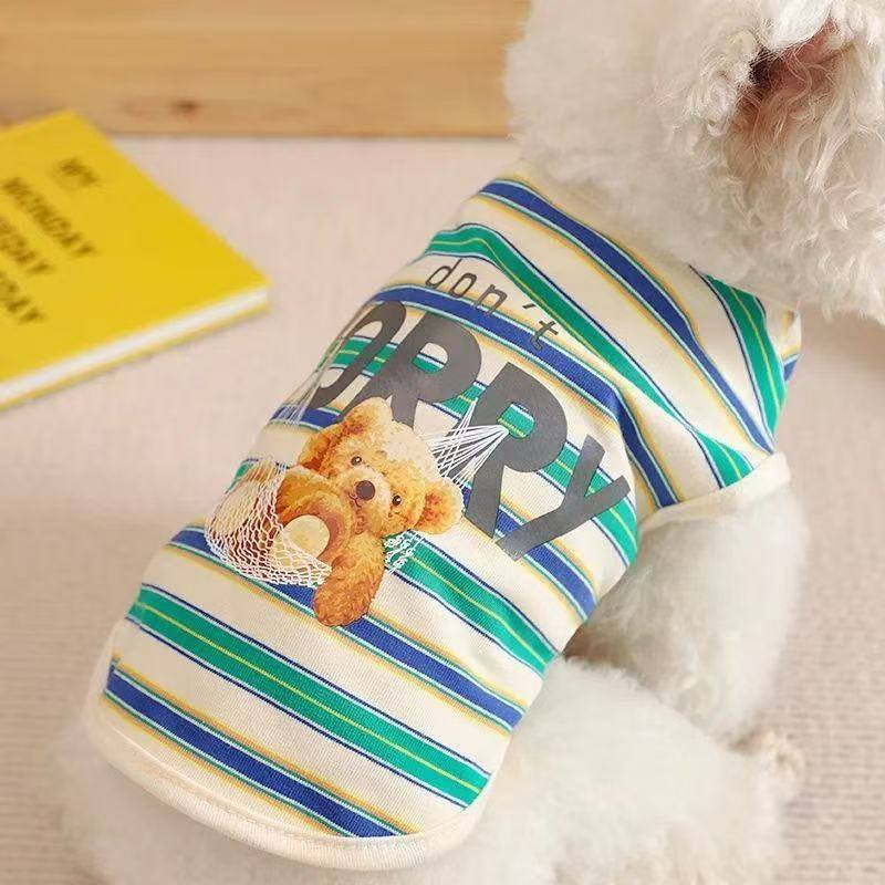 Breathable Striped Pet Vest