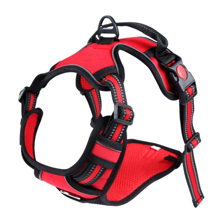 Reflective Dog Harness And Lead Set