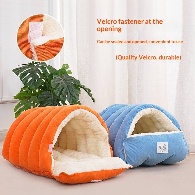 Thickened Raised-Edge Winter Cat Bed
