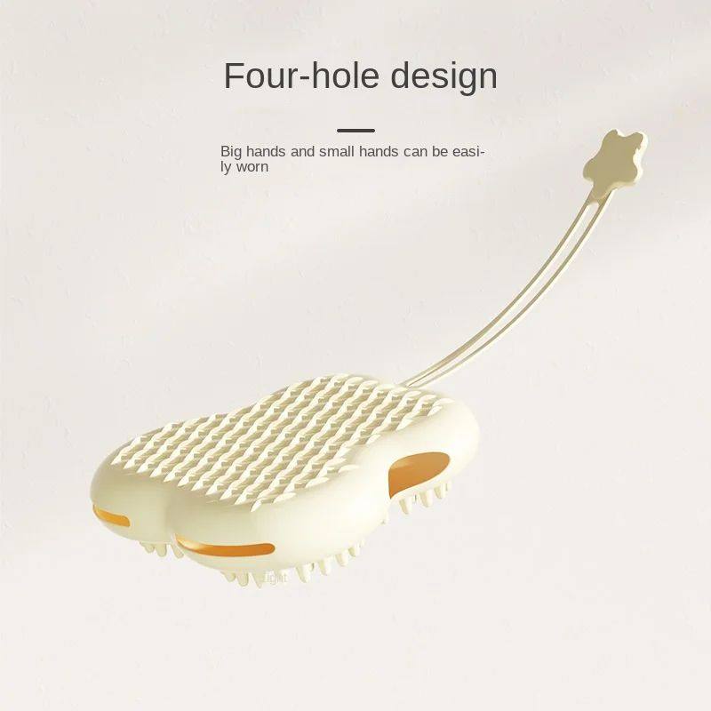 Silicone Pet Bathing And Massage Glove