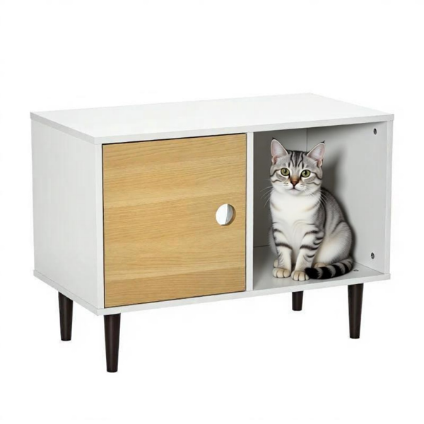 Wooden Outdoor Cat House