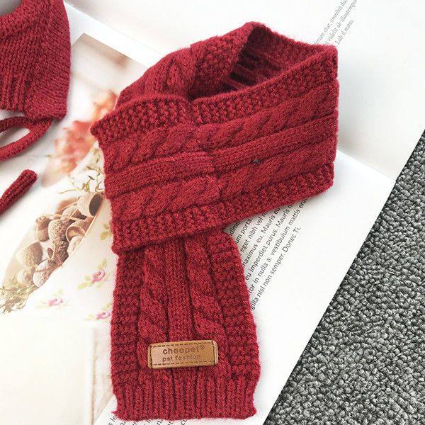 Winter Dog Hat And Scarf Set