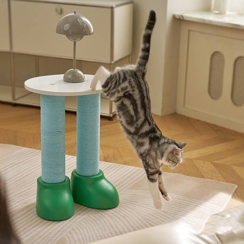 Cat Scratcher And Scratching Post Combo