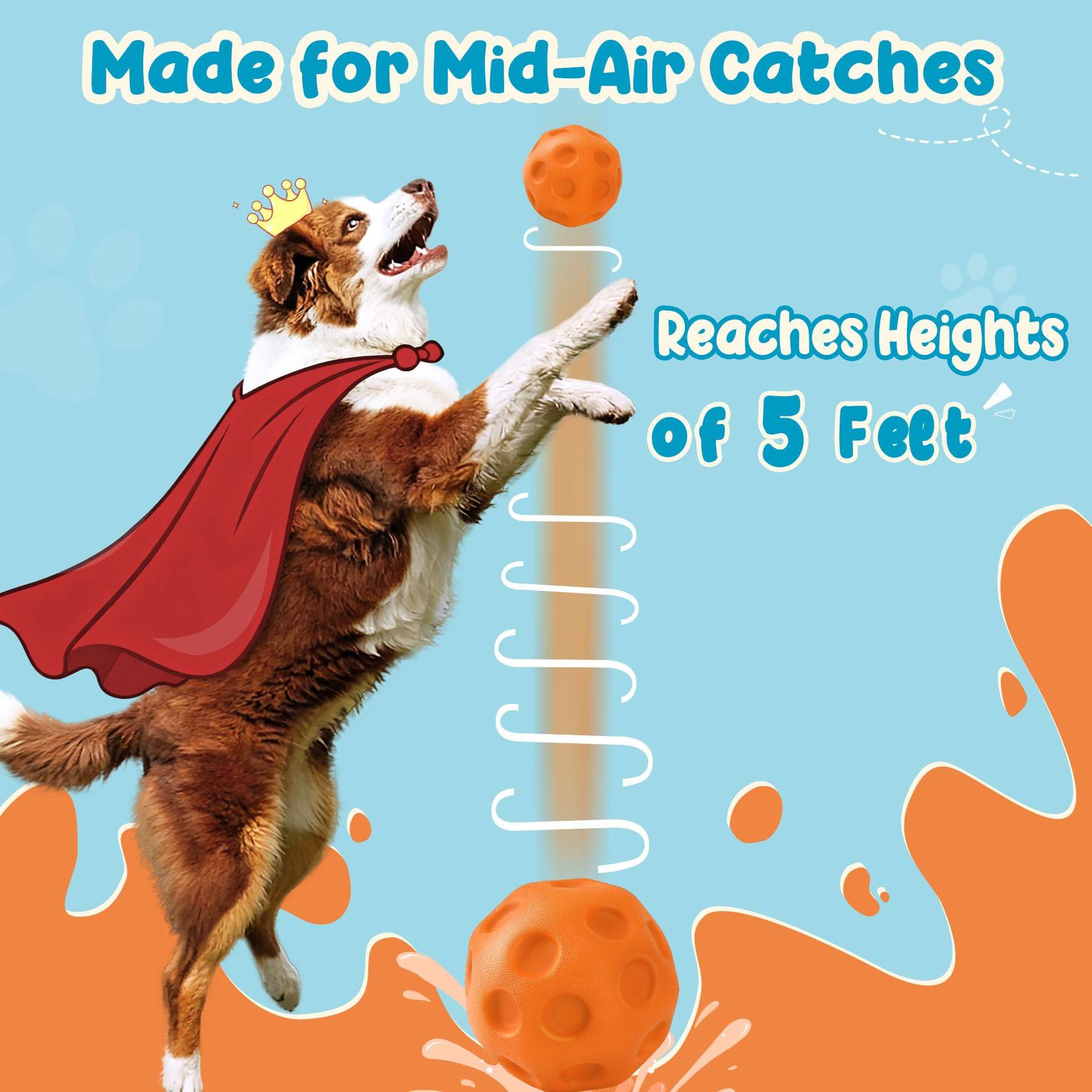 Bouncing Floating Fetch Dog Balls 3-Pack