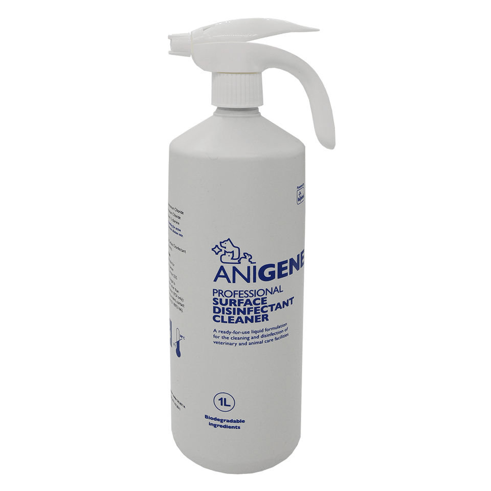 ANIGENE Reusable 1-Litre Trigger Spray Bottle (Empty)