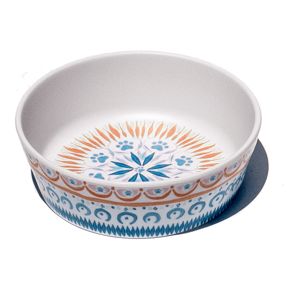Tarhong Boho Kitty Melamine Small Pet Bowl