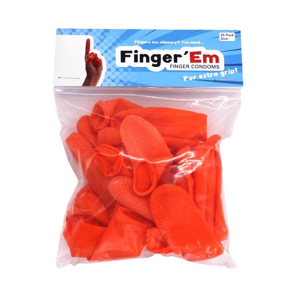 Anti-Slip Finger Cots for Hand-Stripping — Pack of 25