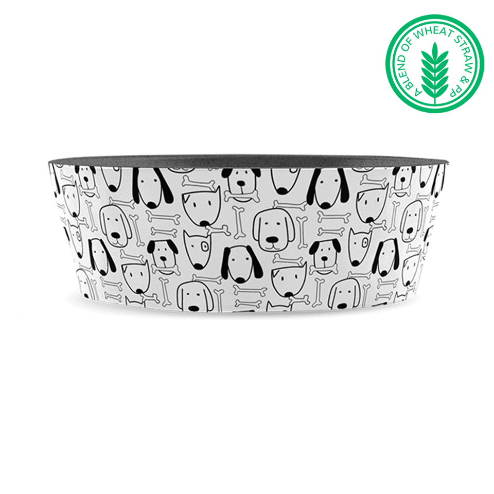 Tarhong Friendly Faced Dog Bowl — Fun & Durable