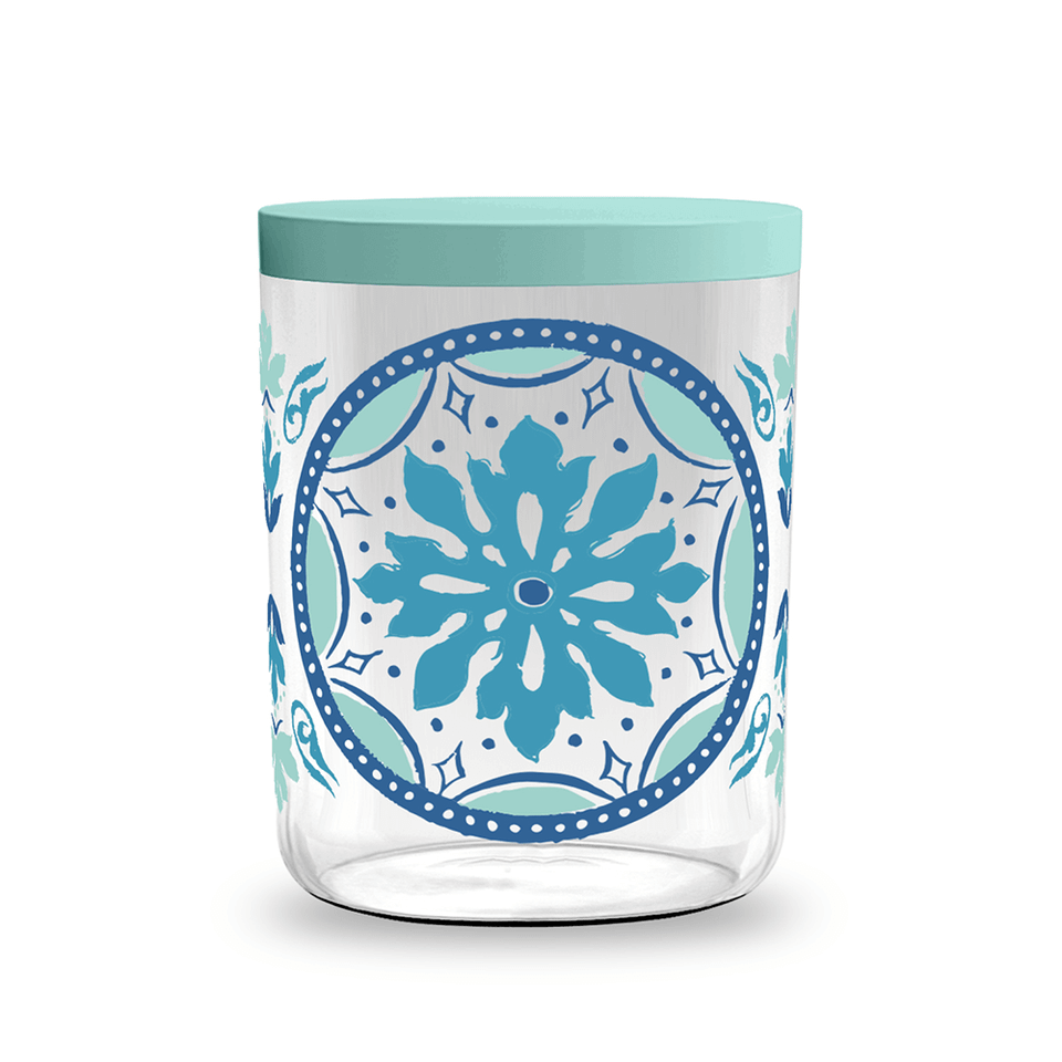 Tarhong Gibraltar Cat Motif Treat Jar with Lid – 65 oz