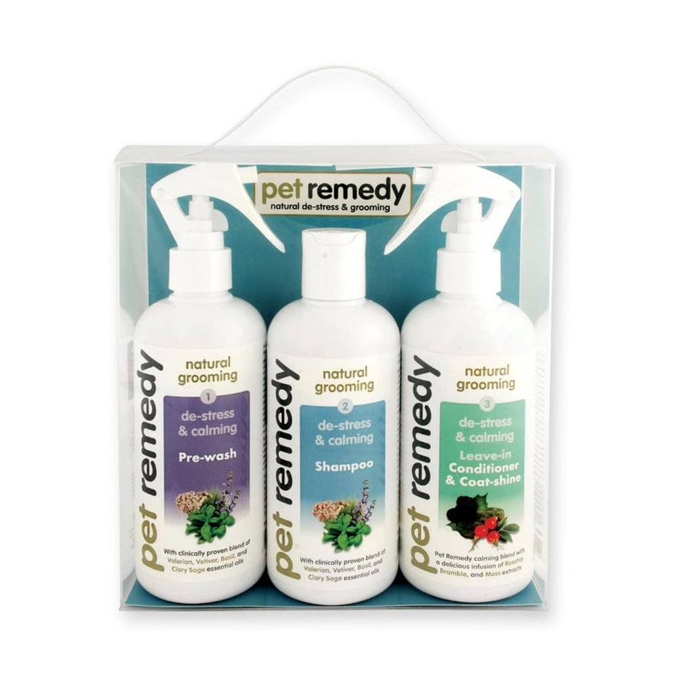 Pet Remedy 3-Step Calming Grooming Kit (3 x 300ml)