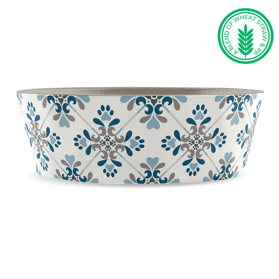 Tarhong Pawsitano Tile Pet Bowl — Break-Resistant