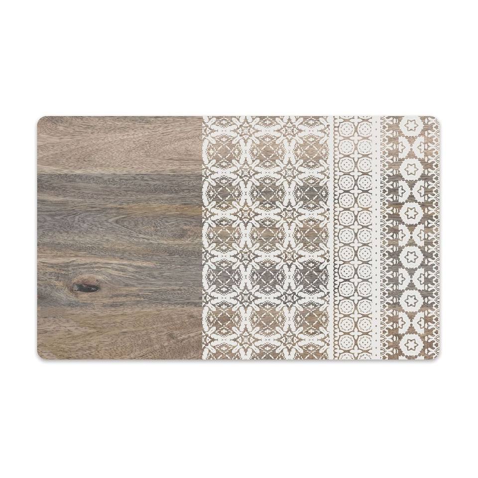 Tarhong Moroccan Wood Pet Placemat