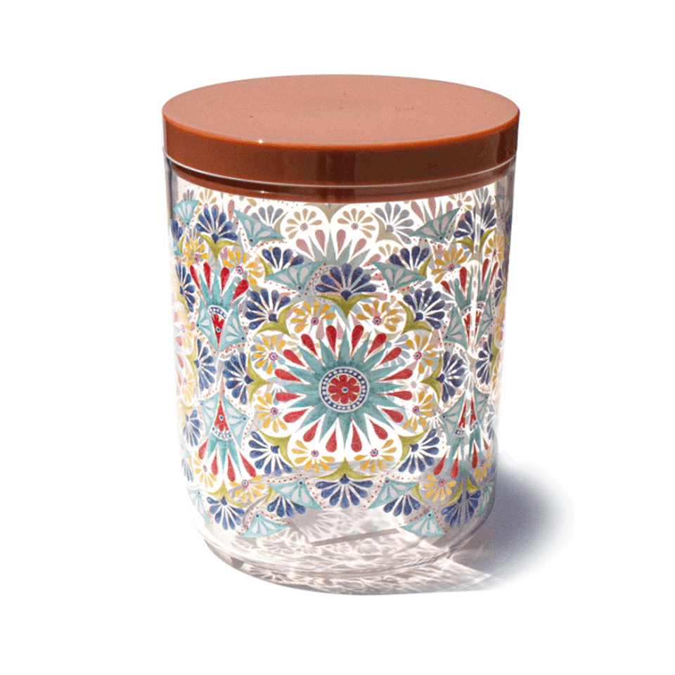 Tarhong Rio Medallion Treat Jar with Lid