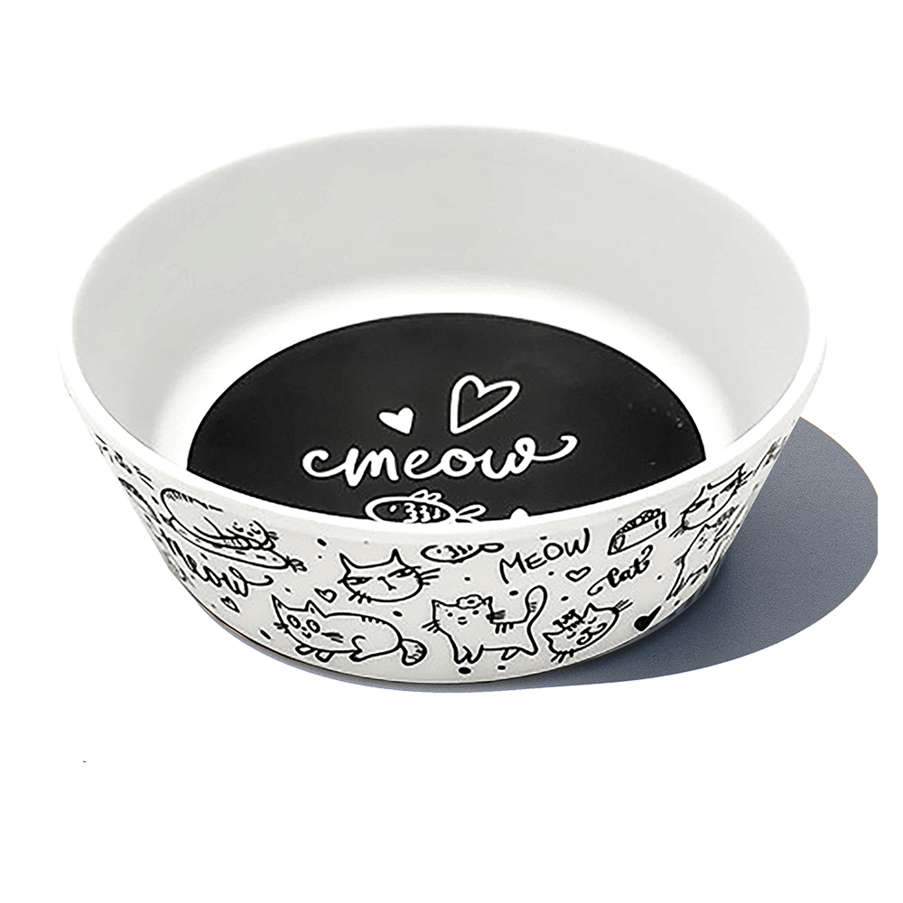 Tarhong Meow Cat Bowl — Melamine, BPA-Free
