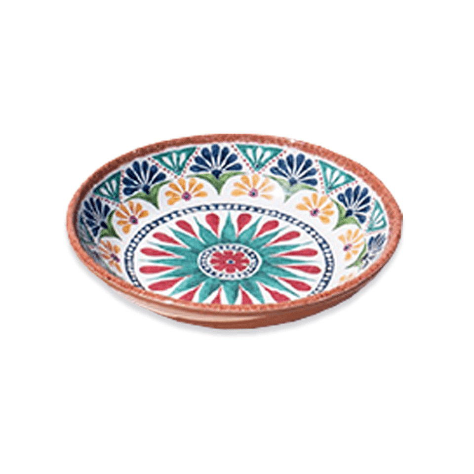 Tarhong Rio Medallion Melamine Pet Food Saucer