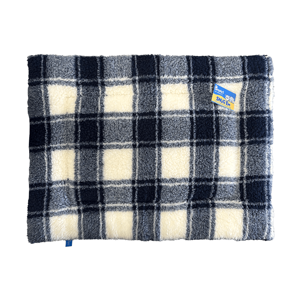 Tartan Sherpa Fleece Pet Mat