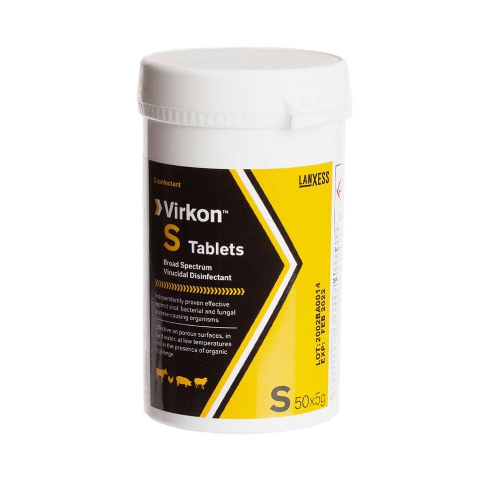 Virkon S Veterinary Disinfectant — Tablets & Powder
