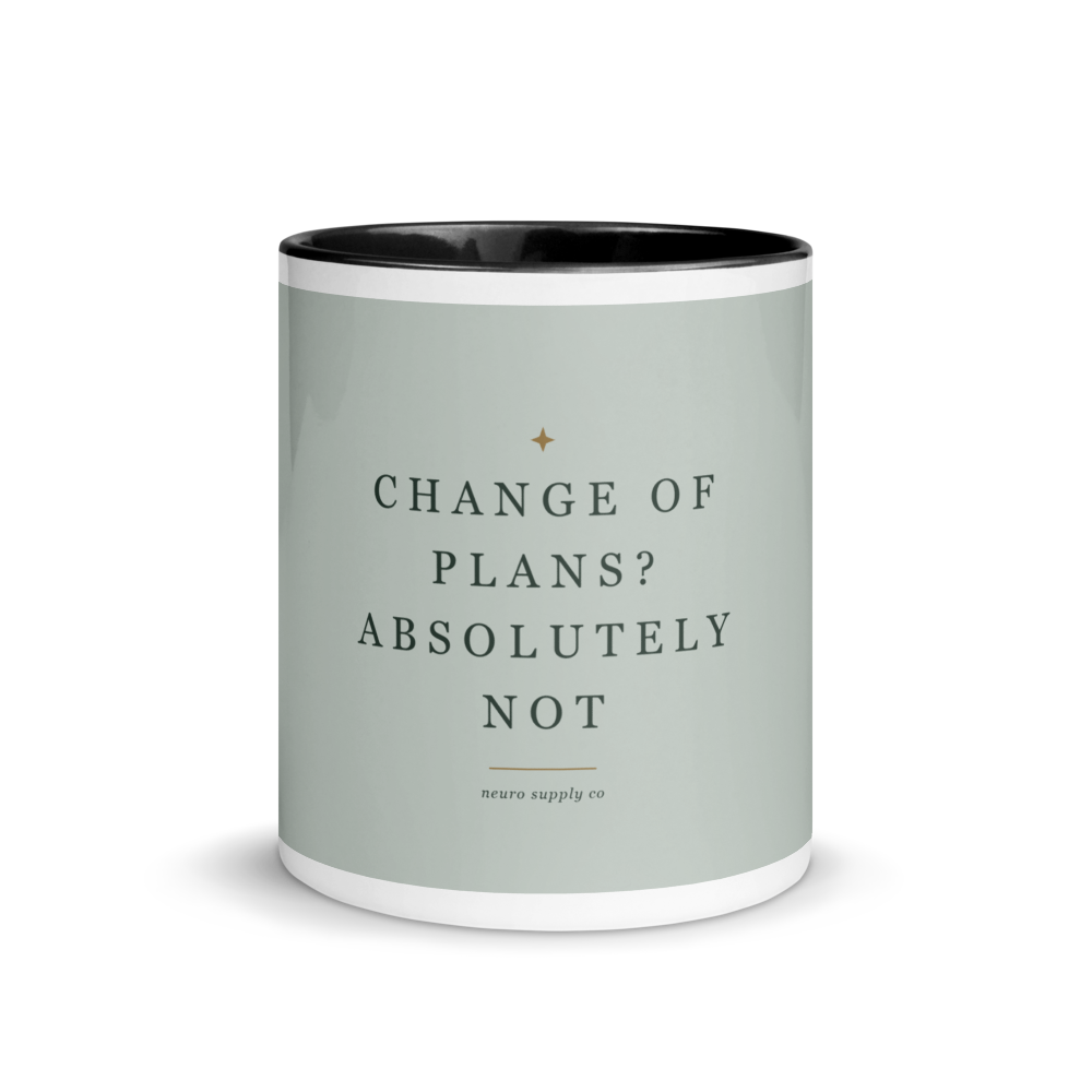 Change of Plans? Absolutely Not Colour-Inside Mug