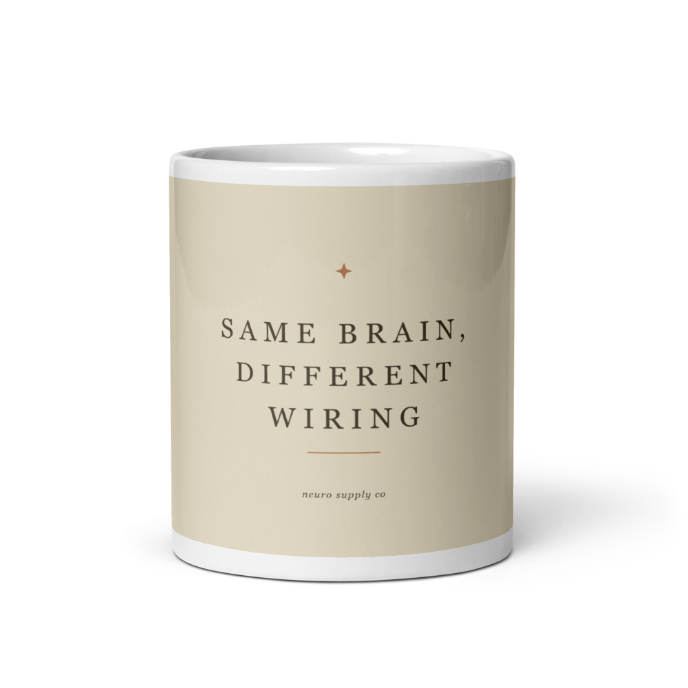 Same Brain, Different Wiring Mug