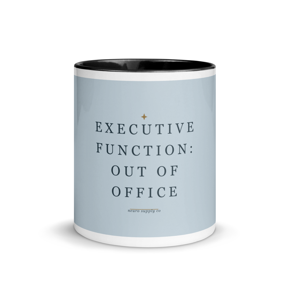 Executive Function: Out of Office Colour-Inside Mug