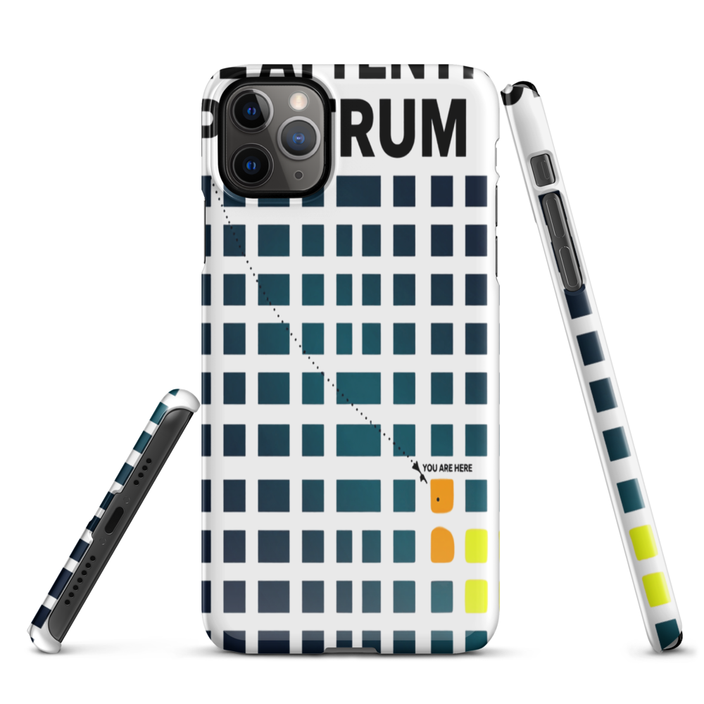 The Attention Spectrum iPhone Case