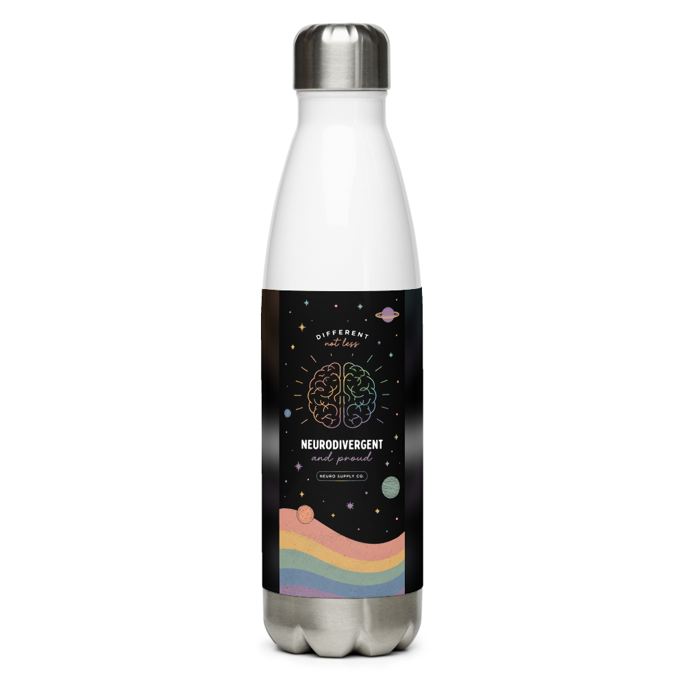 Neurodivergent & Proud Water Bottle