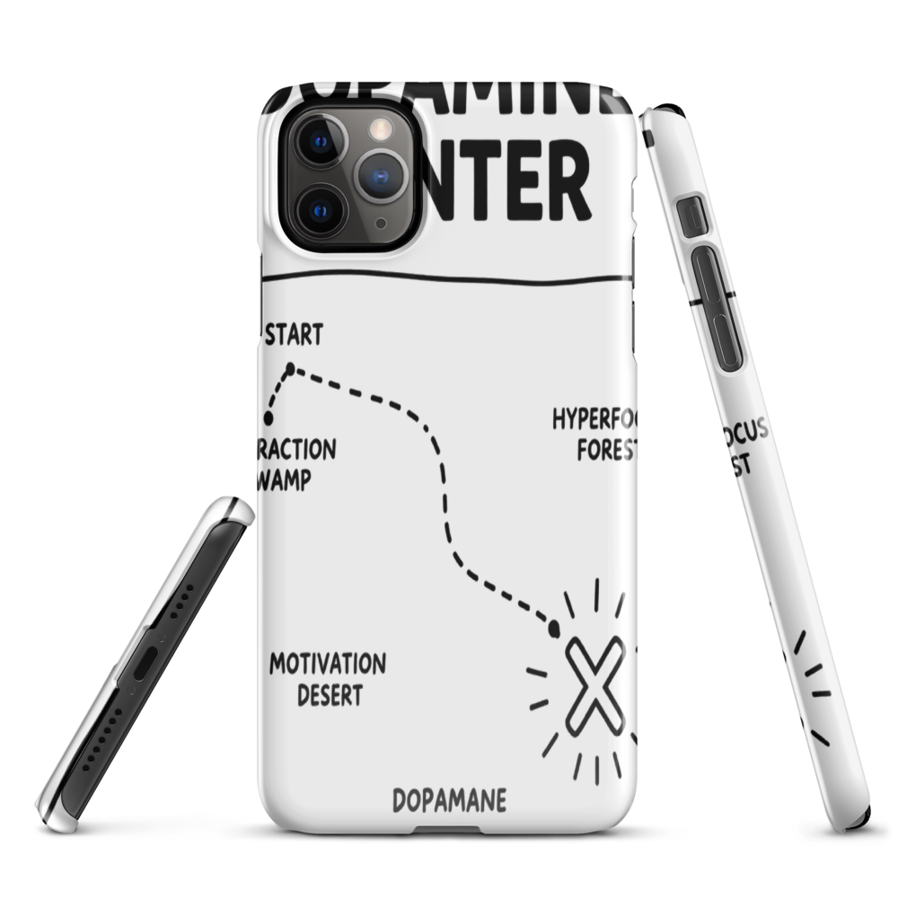 Dopamine Hunter iPhone Case
