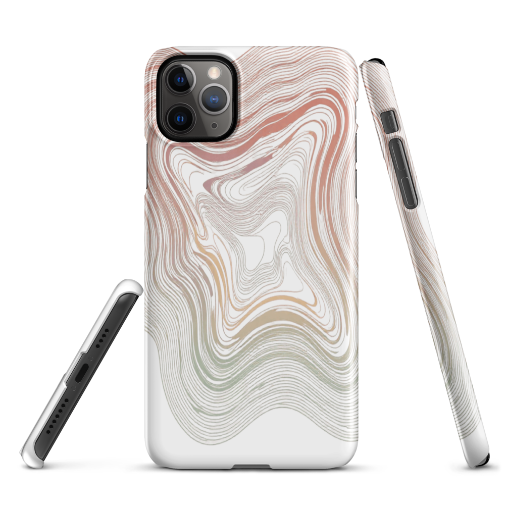 Flow Lines iPhone Case