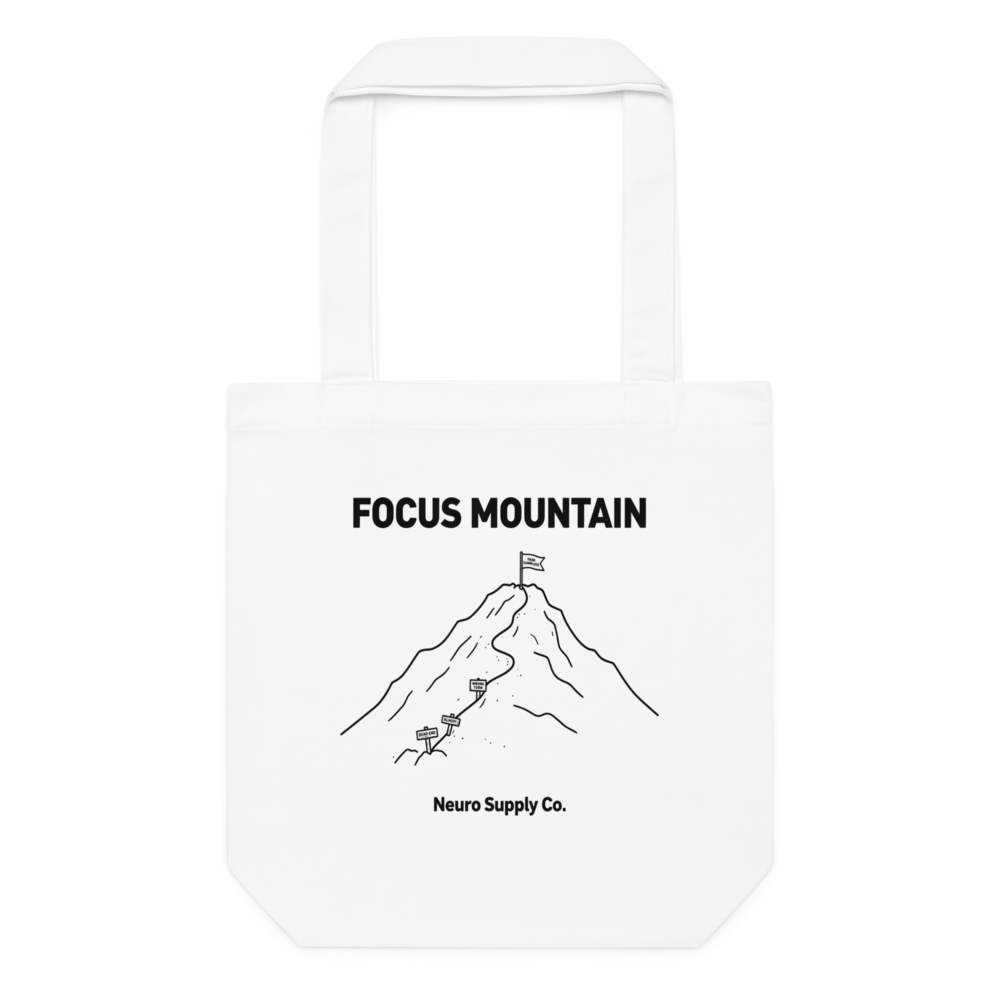 Focus Mountain Tote Bag