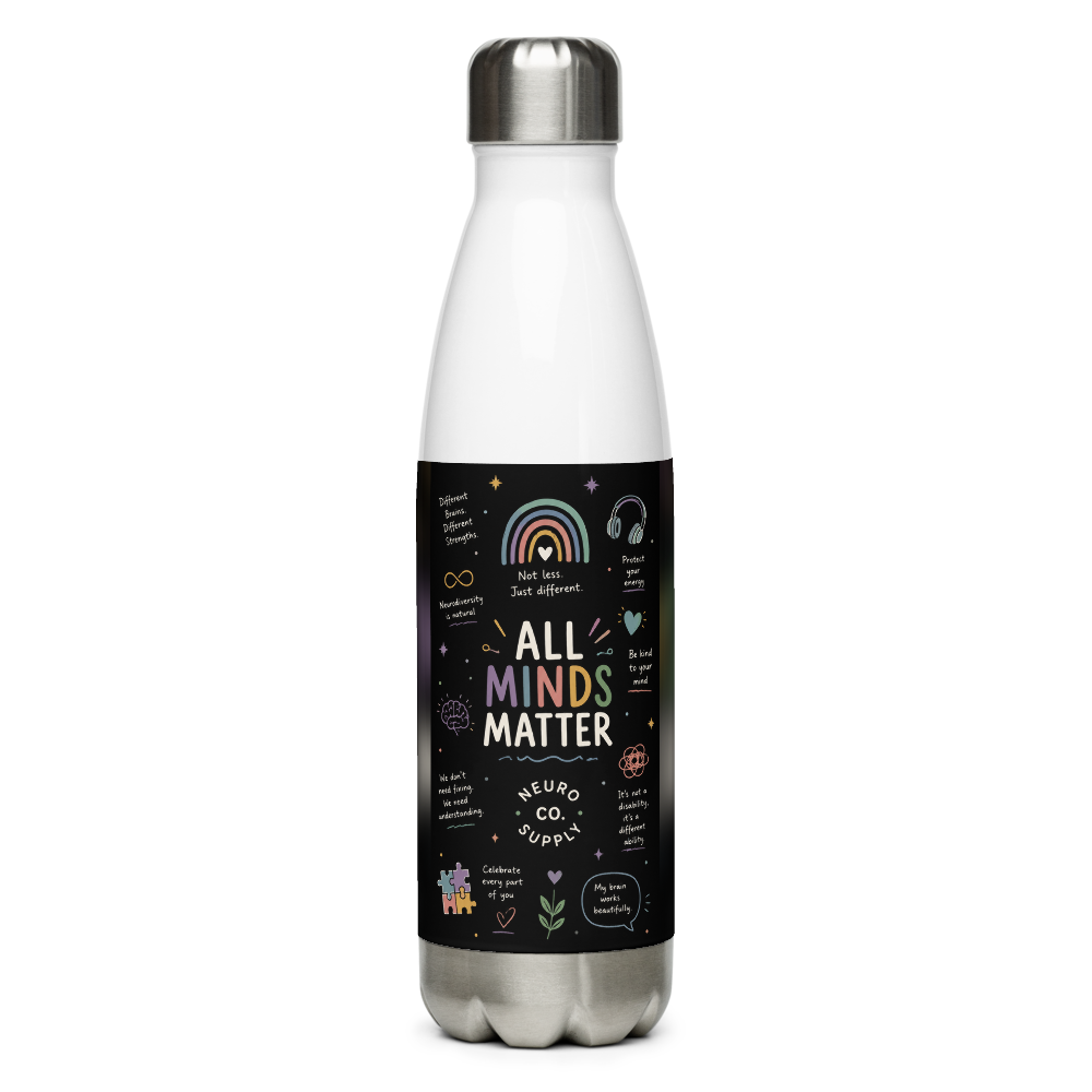 All Minds Matter Water Bottle