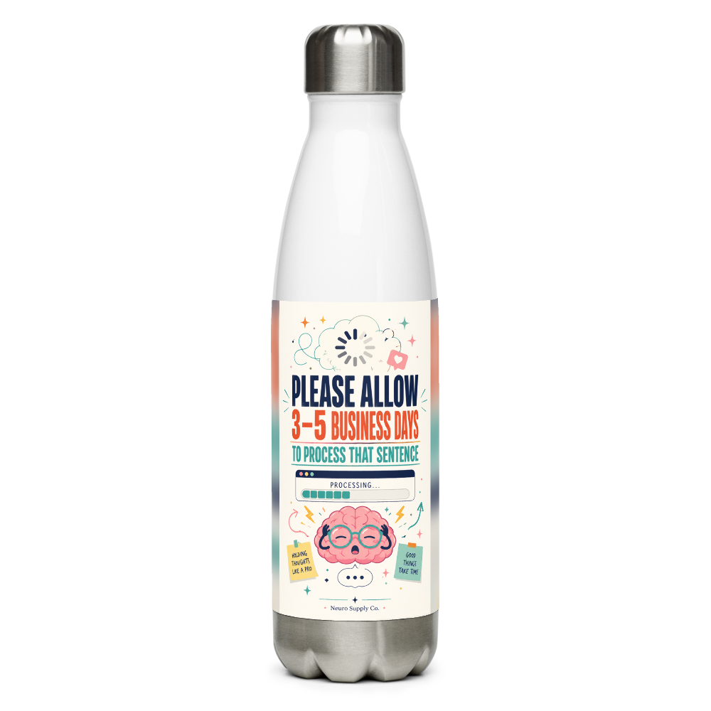 Please Allow 3–5 Business Days Water Bottle