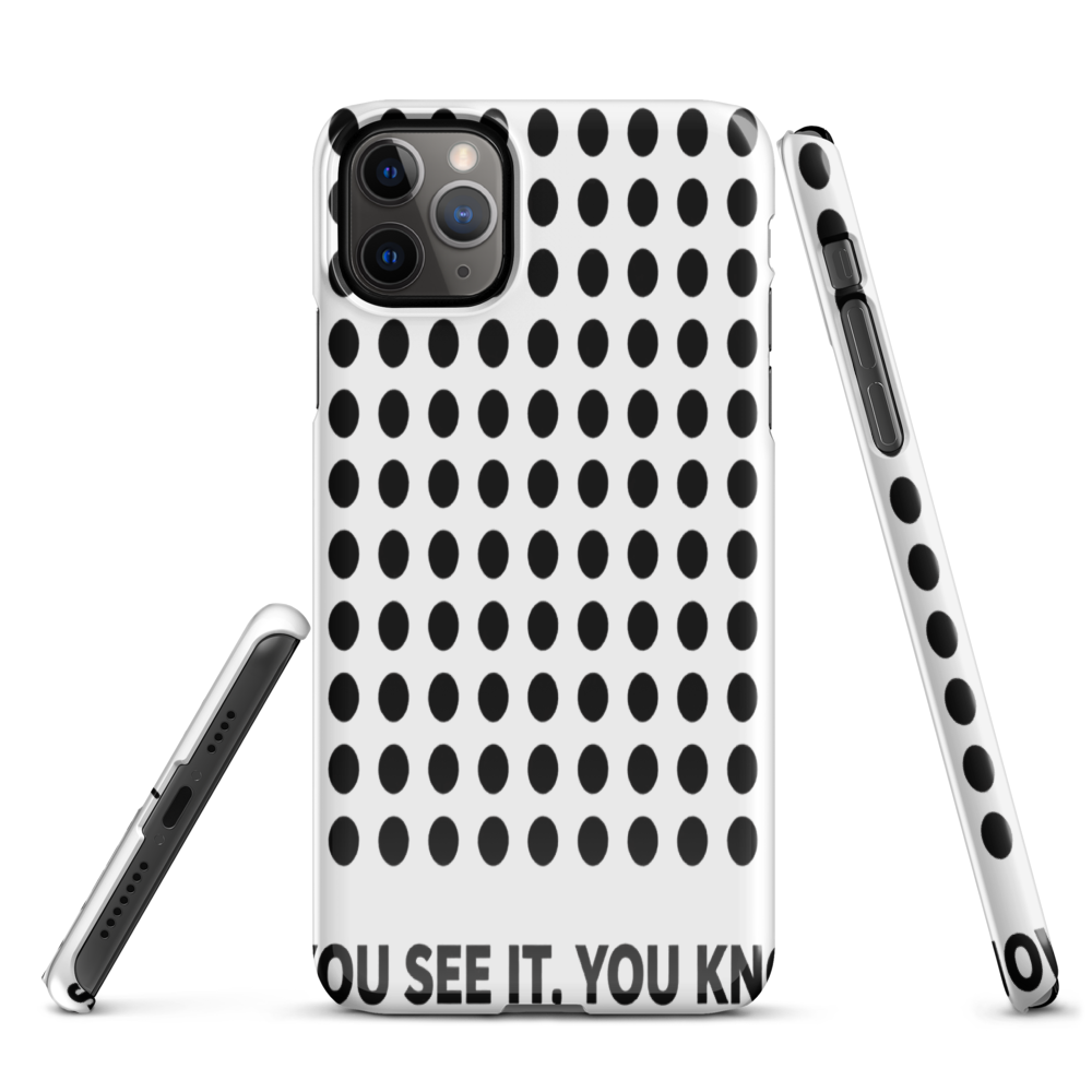 Pattern Recognition iPhone Case