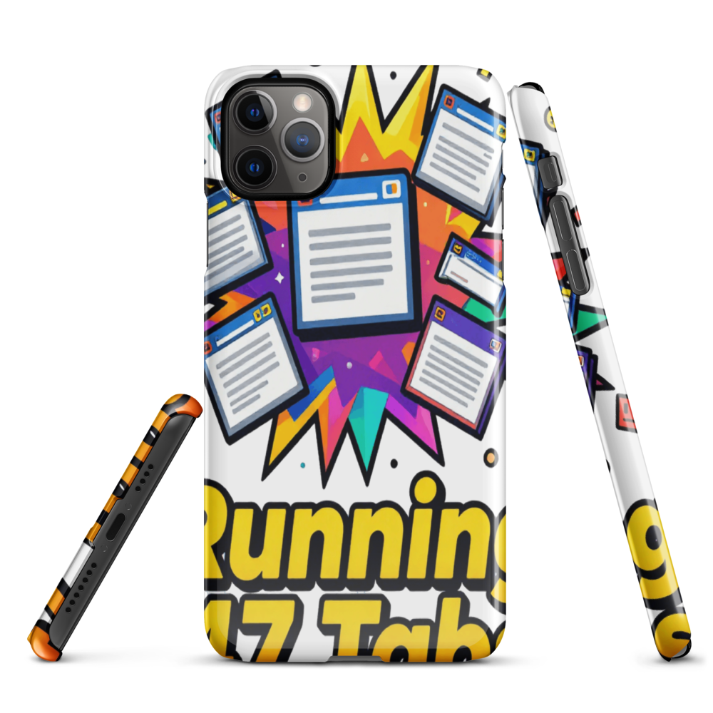 Running 47 Tabs iPhone Case