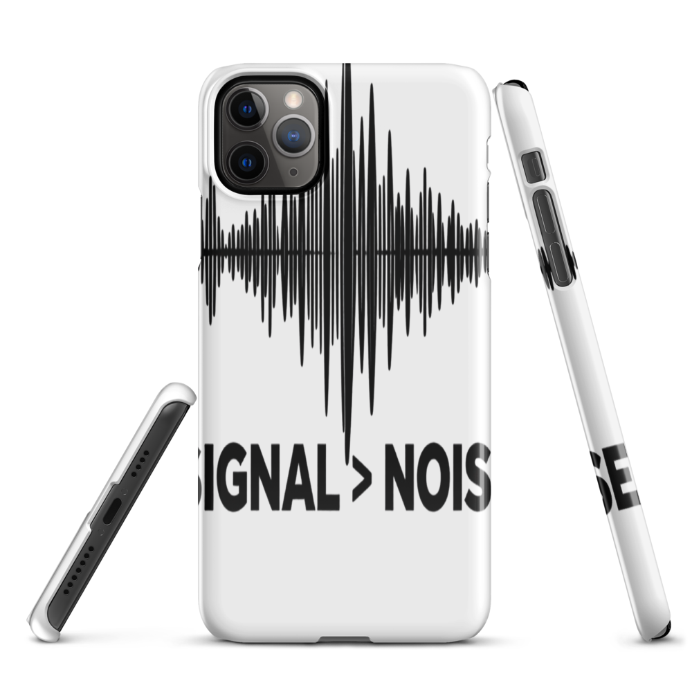 Signal & Noise iPhone Case