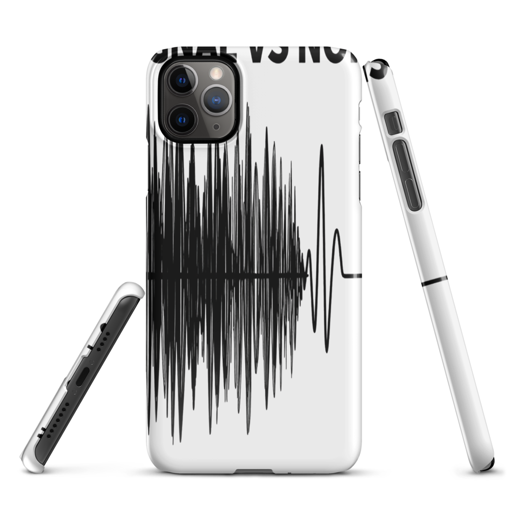 Signal vs Noise iPhone Case