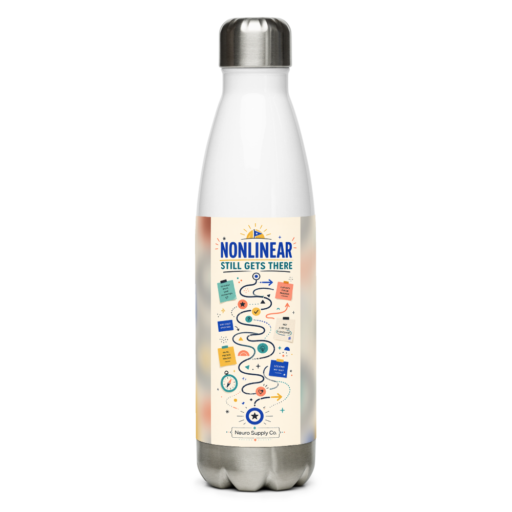 Nonlinear, Still Gets There Water Bottle
