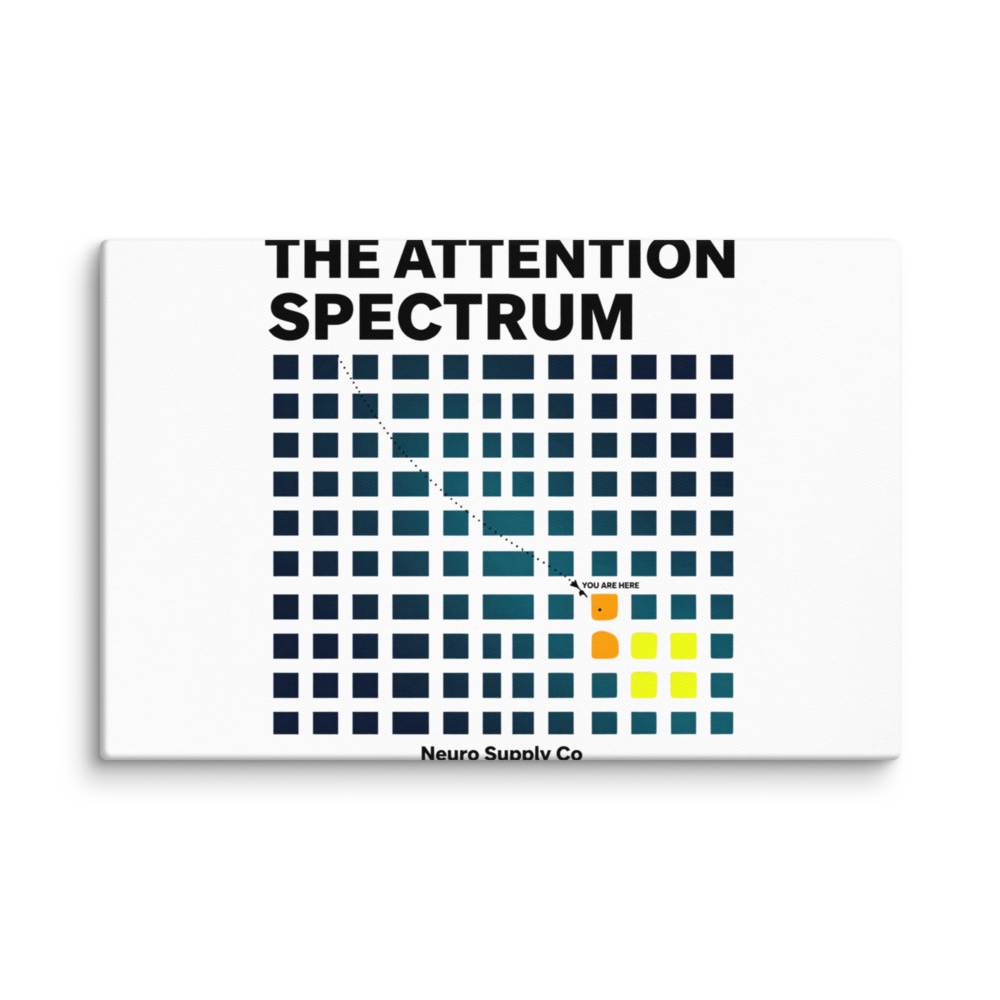 The Attention Spectrum Canvas Print