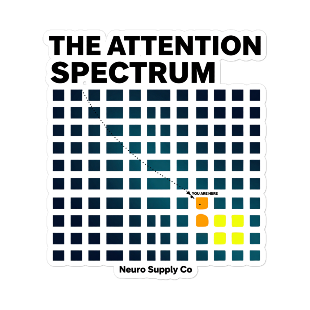 The Attention Spectrum Sticker