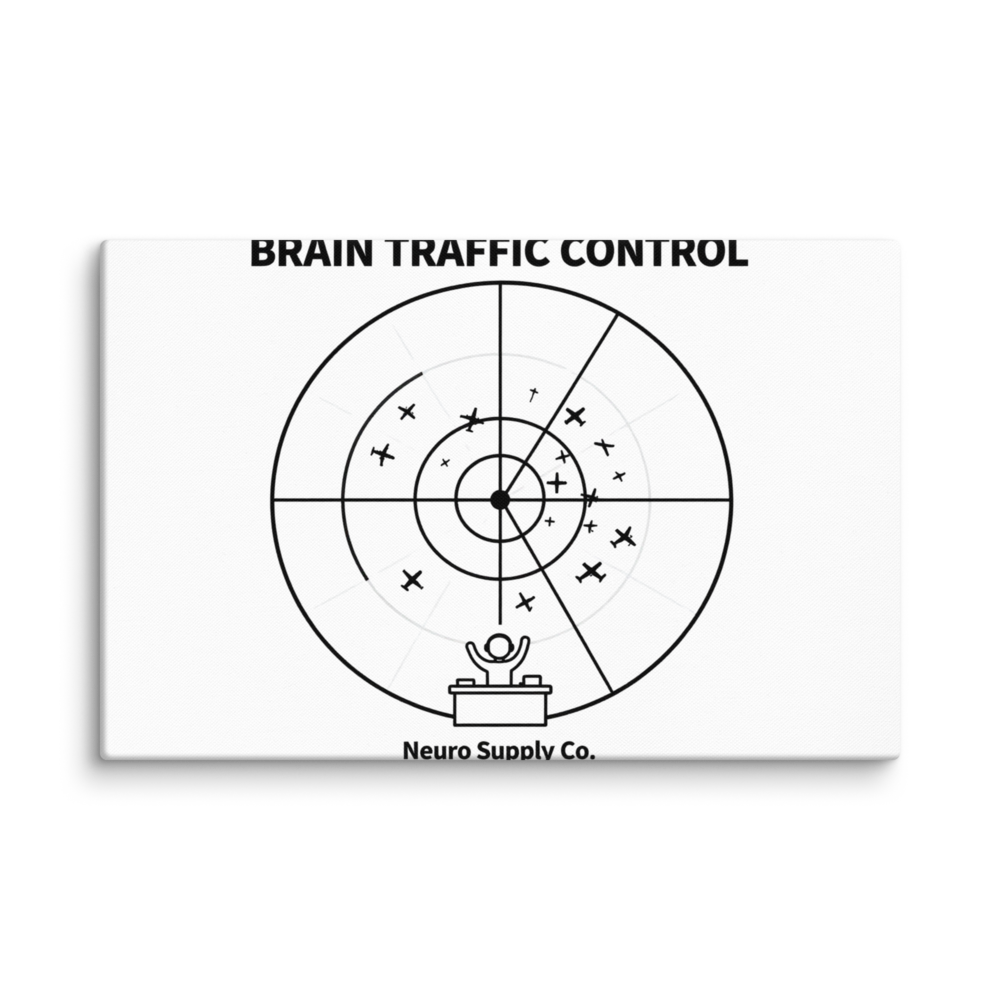 Brain Traffic Control Canvas Print