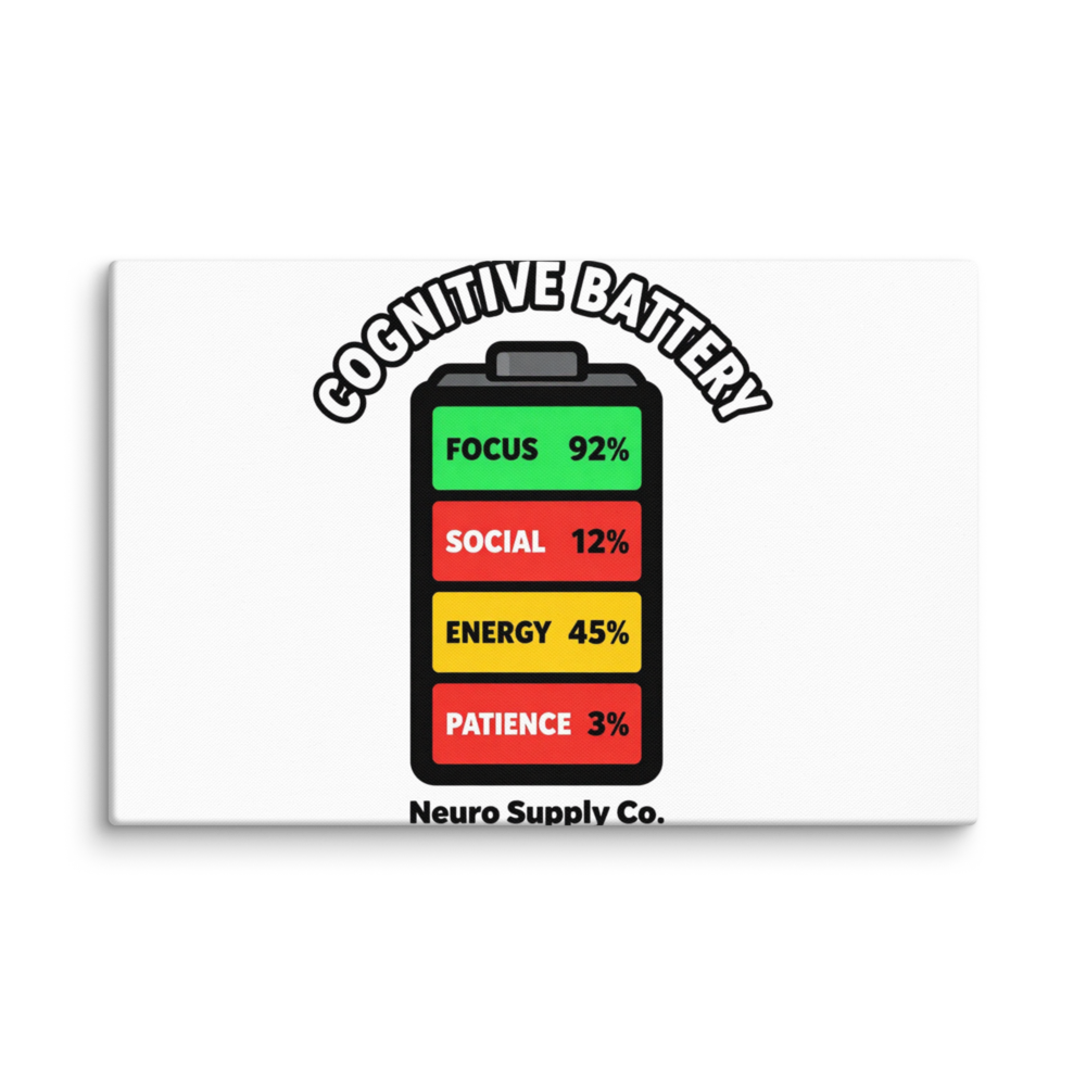Cognitive Battery Canvas Print