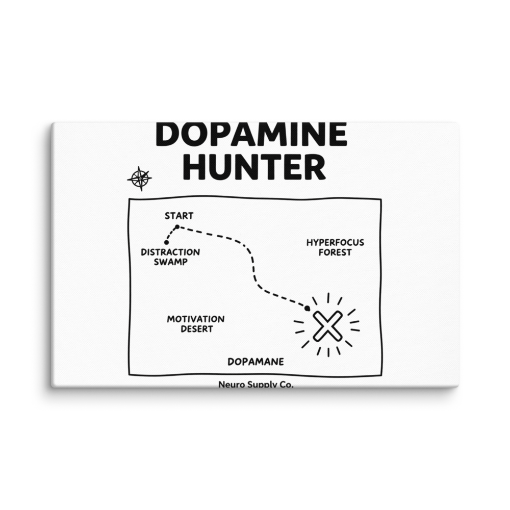 Dopamine Hunter Canvas Print