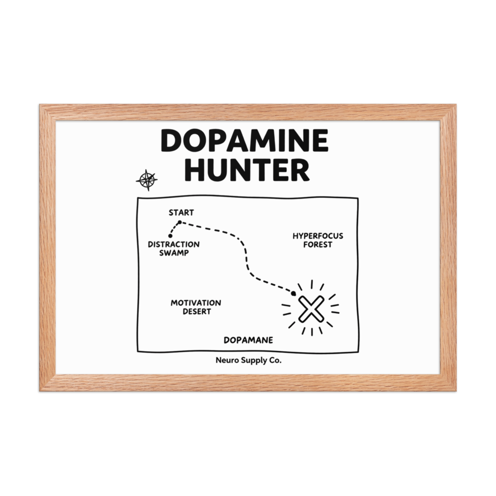 Dopamine Hunter Art Print