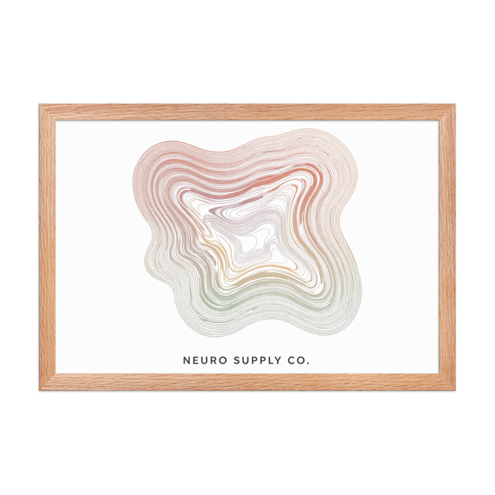 Flow Lines Art Print