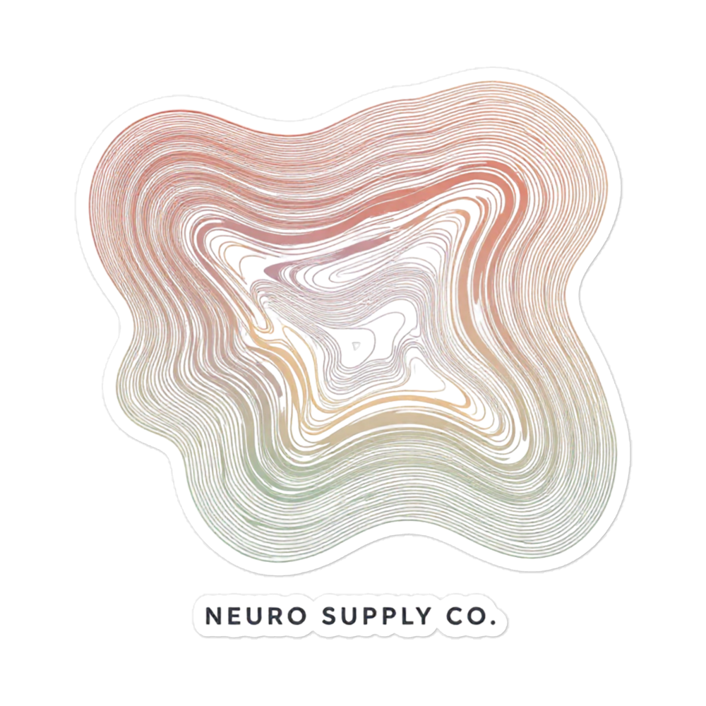 Flow Lines Sticker
