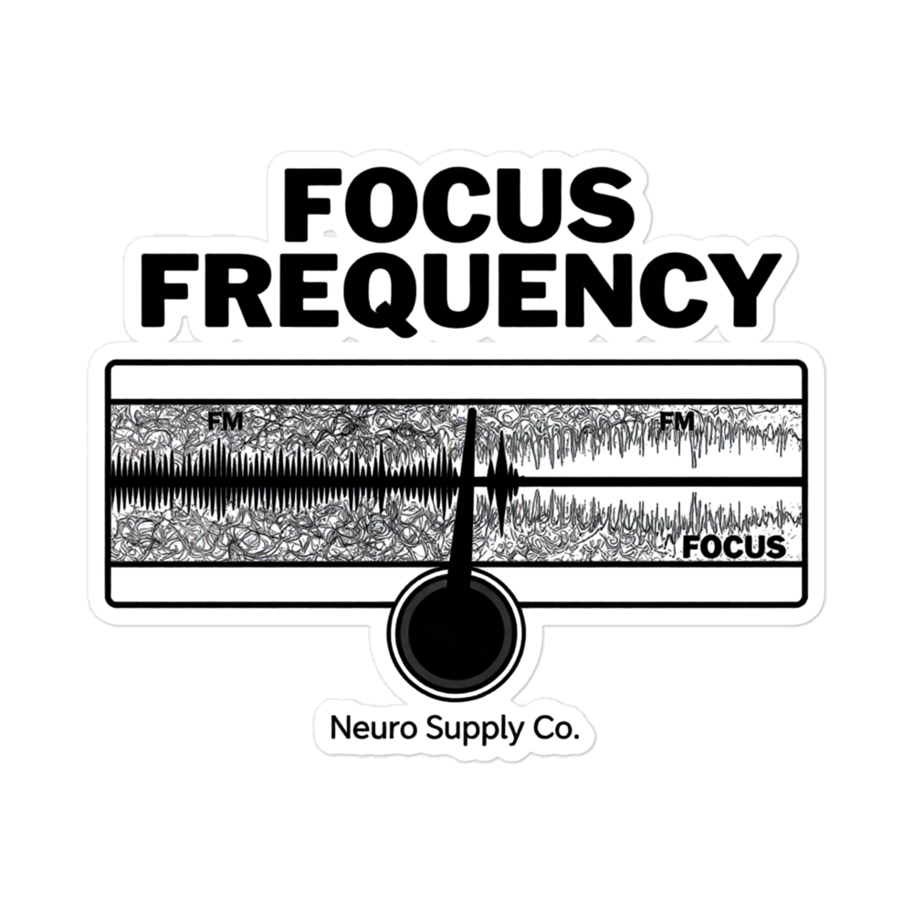 Focus Frequency Sticker