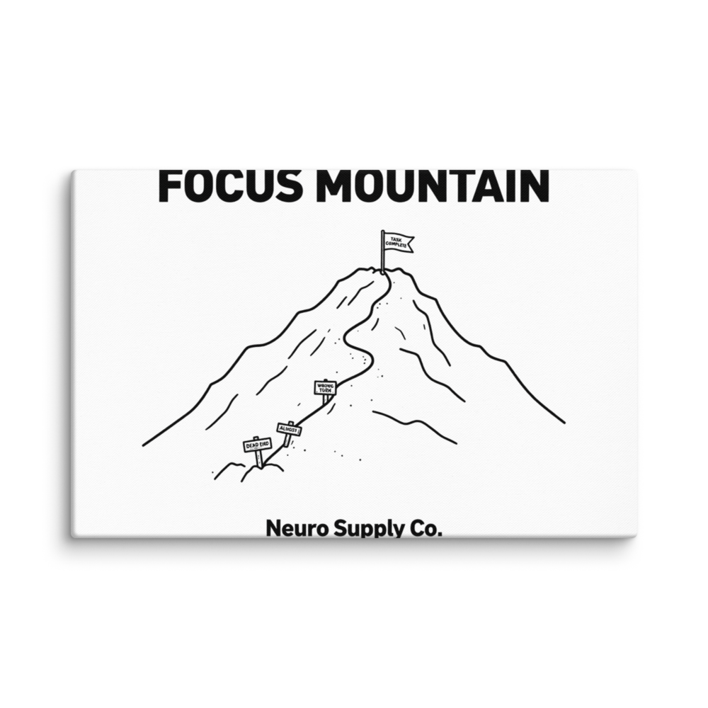 Focus Mountain Canvas Print