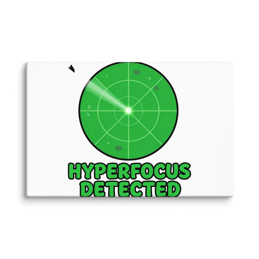 Hyperfocus Radar Canvas Print