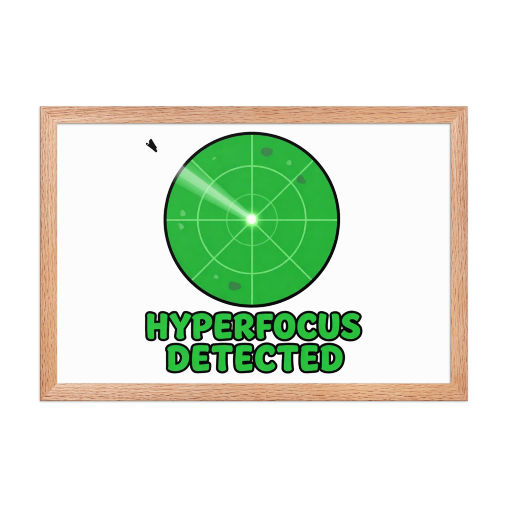 Hyperfocus Radar Art Print