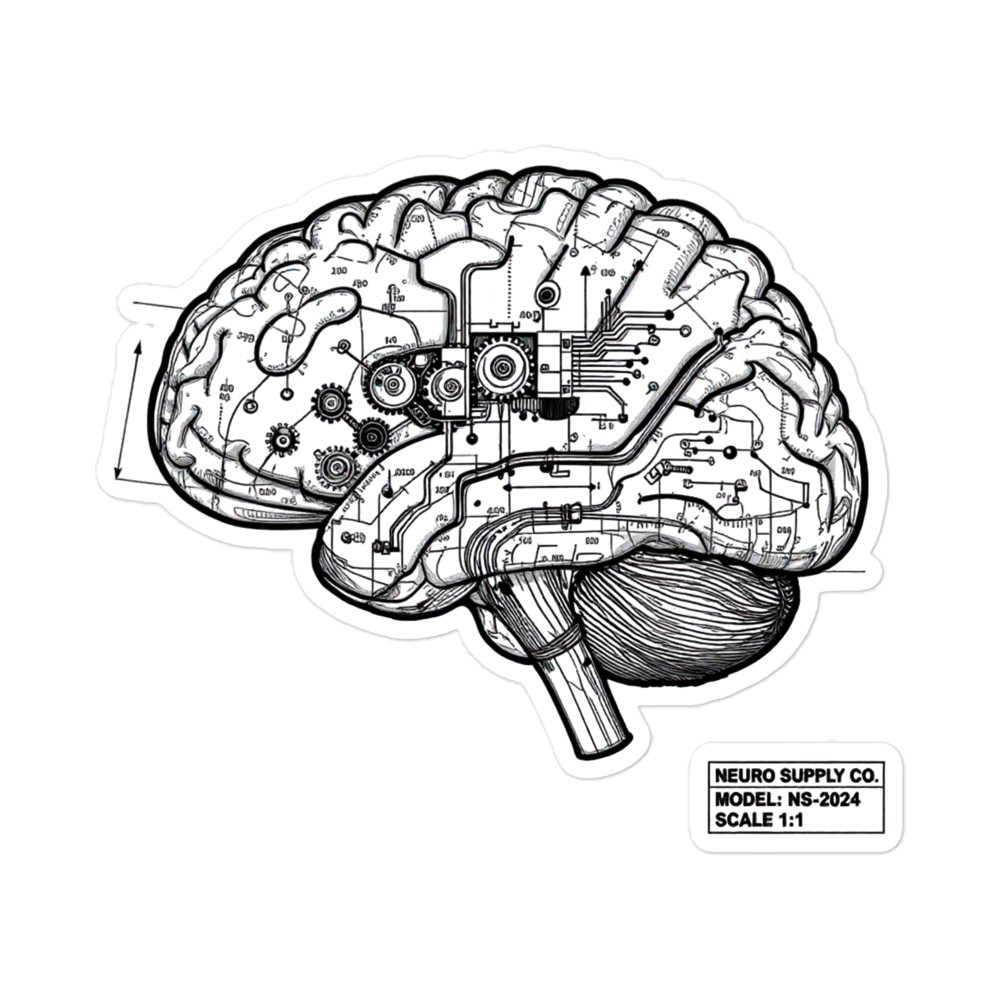 Neuro Supply Blueprint Sticker